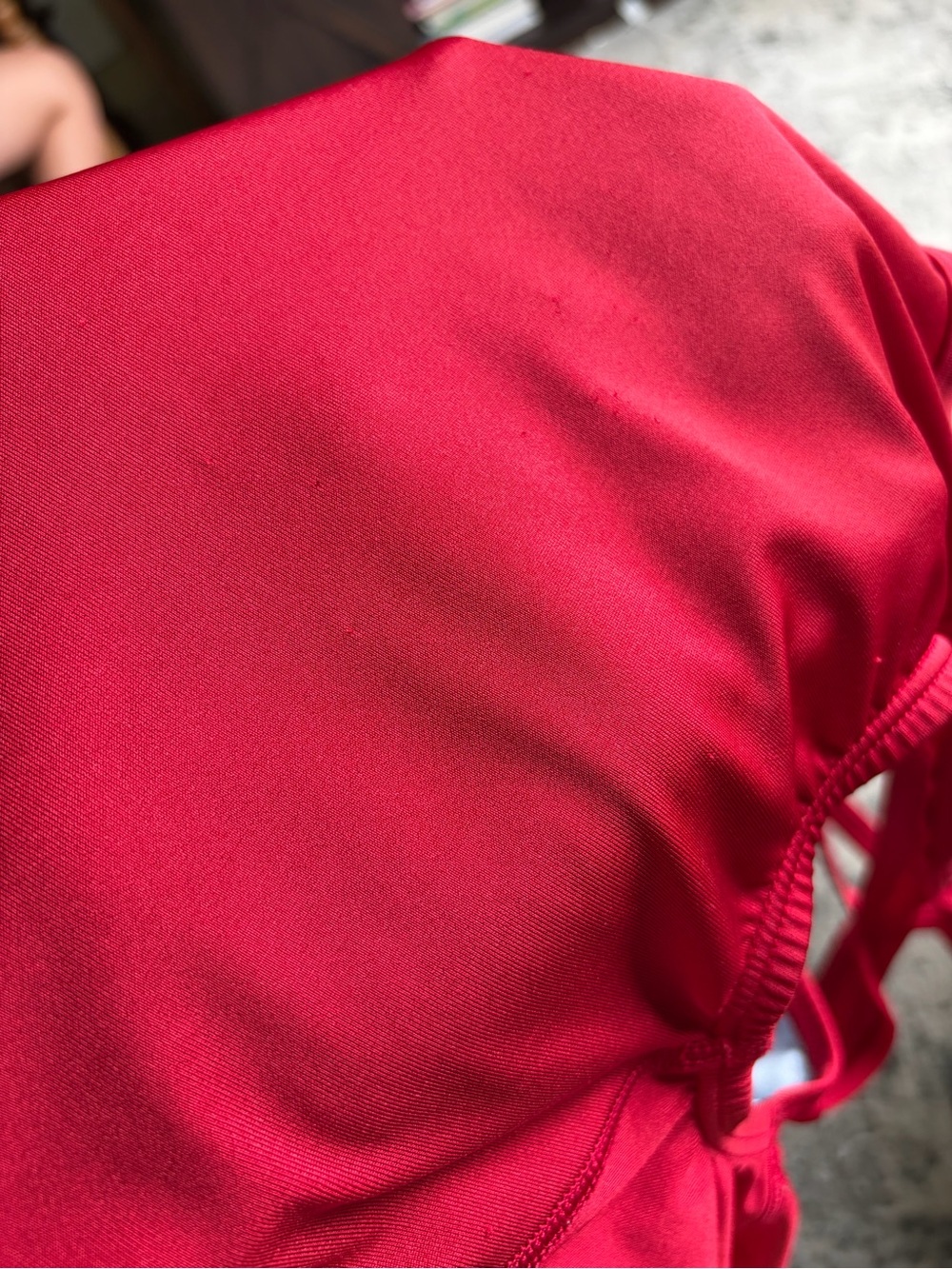 Nike Red Racerback One-Piece Swimsuit - Picture 6 of 7